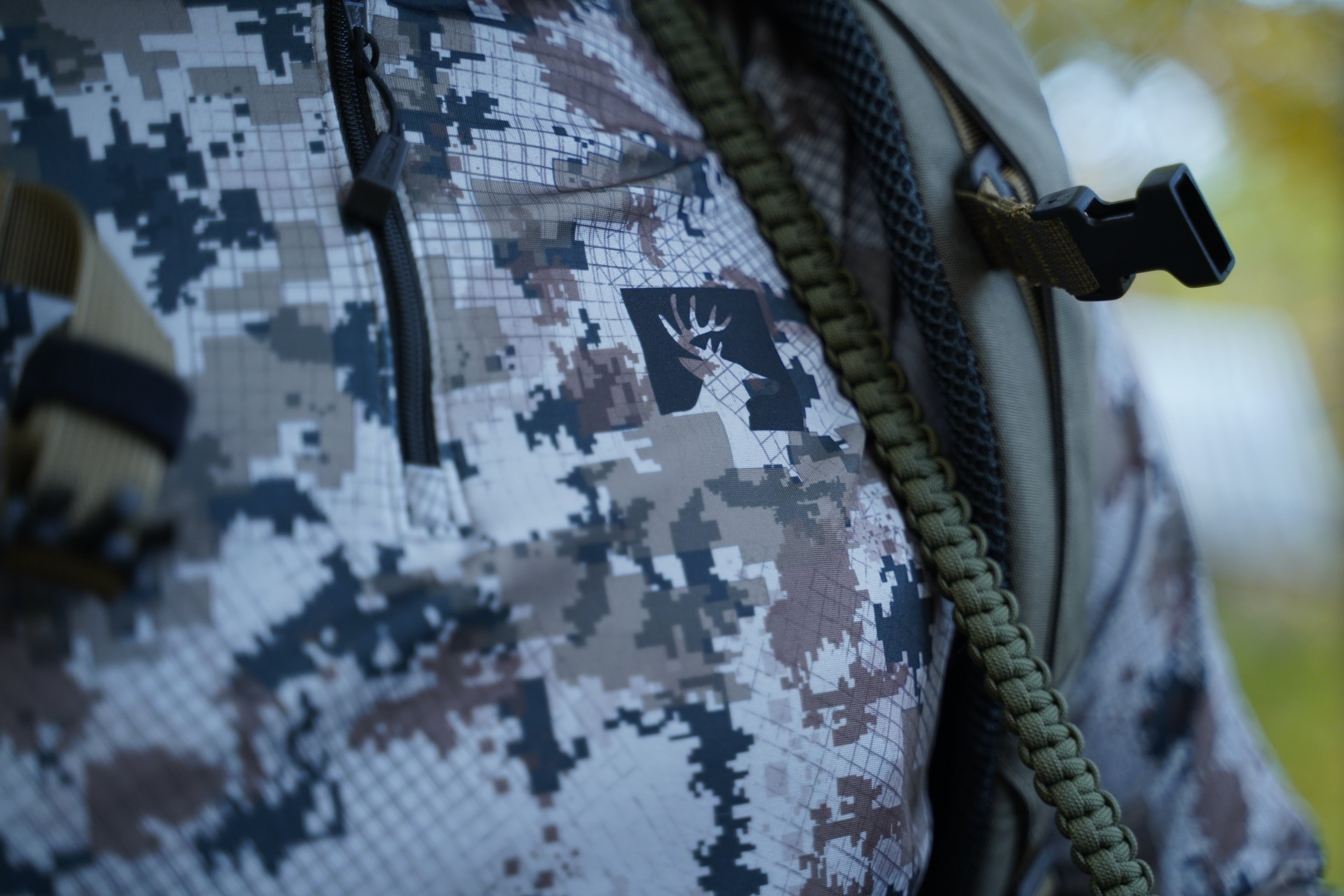 DH Camo 1/4 Zip Long Sleeve Shirt