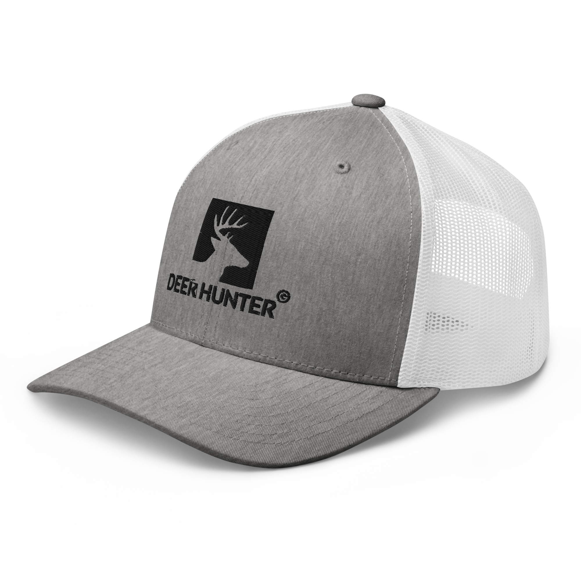 Grey Logo Hat | Deer Hunter Mesh Snapback