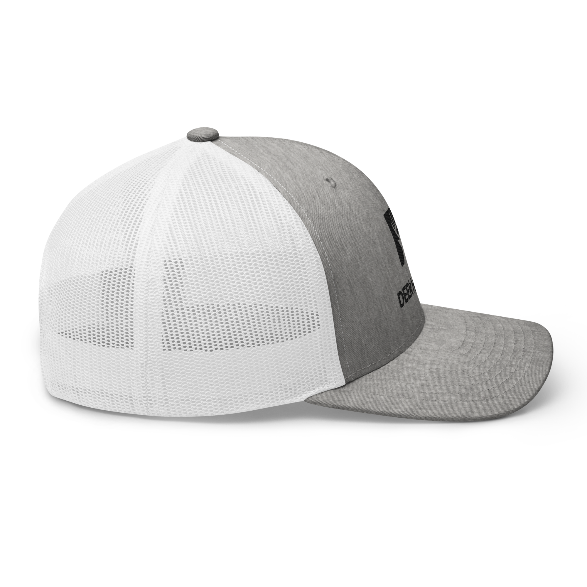 Grey Logo Hat | Deer Hunter Mesh Snapback