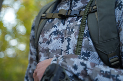 DH Camo 1/4 Zip Long Sleeve Shirt